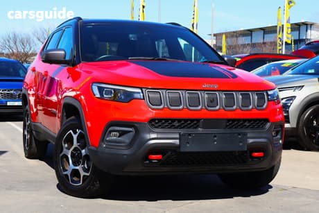 Red 2023 Jeep Compass Wagon Trailhawk