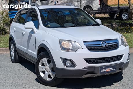 White 2013 Holden Captiva Wagon 5 (4X4)