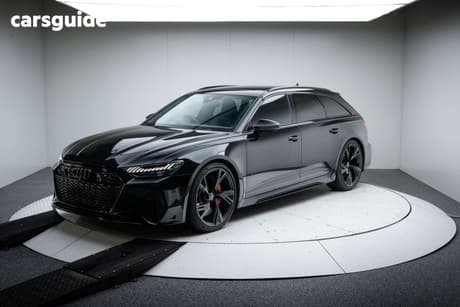 Black 2020 Audi RS6 Wagon Avant 4.0 Tfsi Quattro Mhev