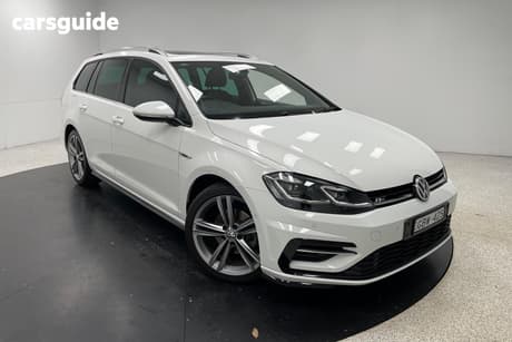 White 2020 Volkswagen Golf Wagon 110 Tsi Highline