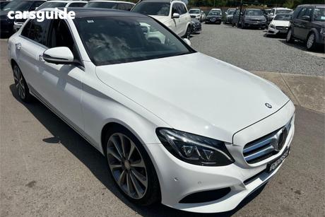 White 2016 Mercedes-Benz C250 Sedan