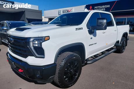 White 2026 Chevrolet Silverado HD Ute Tray LTZ PREMIUM W/TECH PACK 4X4