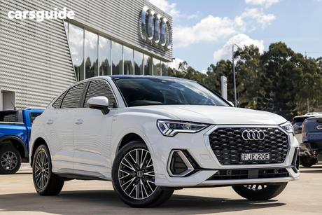 White 2024 Audi Q3 Sportback 35 Tfsi S Line
