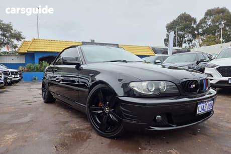 Black 2006 BMW 3 Convertible 25CI E46 MY06 UPGRADE