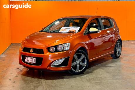 Orange 2016 Holden Barina Hatchback Rs