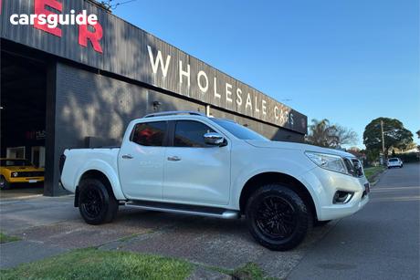 White 2015 Nissan Navara Dual Cab Utility St-X (4X4)