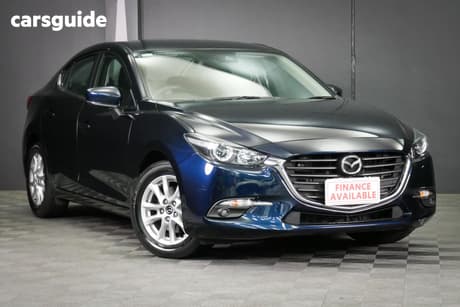 Blue 2018 Mazda 3 Sedan Maxx Sport