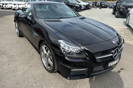 Black 2012 Mercedes-Benz SLK55 Convertible Amg