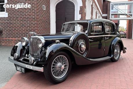 Black 1937 Jaguar SS Sedan