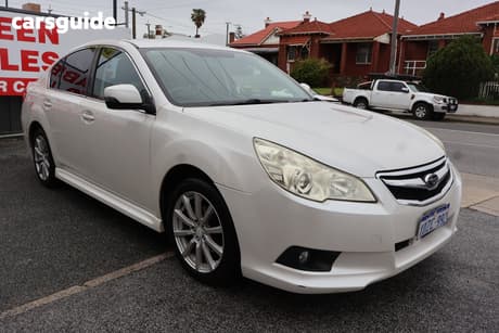 White 2012 Subaru Liberty Sedan 2.5I