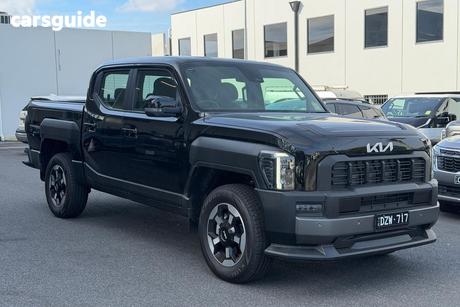Black 2025 Kia Tasman Double Cab Pick Up Sx+ (4X4) (Std) Black Fender