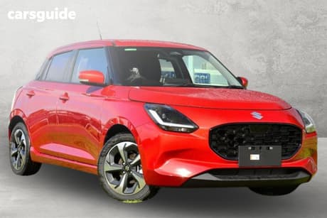 Red 2026 Suzuki Swift Hatchback Hybrid Glx