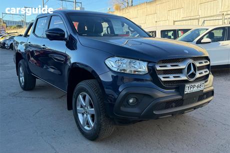 Blue 2020 Mercedes-Benz X250 Dual Cab Pick-up D Progressive (4Matic)