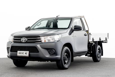 Grey 2021 Toyota Hilux Cab Chassis Workmate