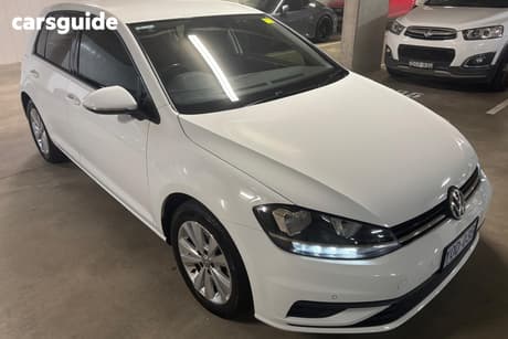 White 2020 Volkswagen Golf Hatchback 110 Tsi Trendline