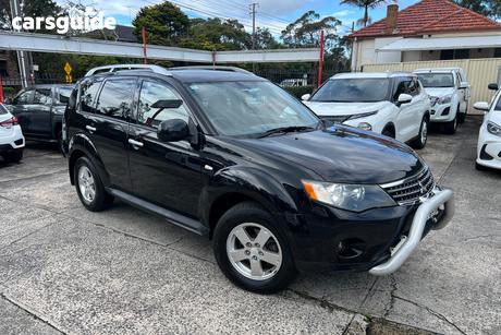 Black 2009 Mitsubishi Outlander Wagon Ls