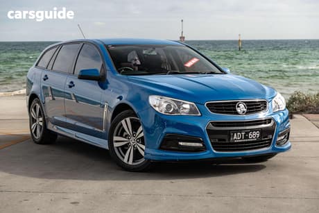 Blue 2014 Holden Commodore Sportswagon Sv6