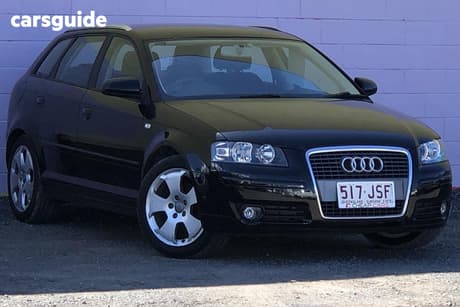 Black 2006 Audi A3 Hatchback Sportback 2.0 Fsi Ambition