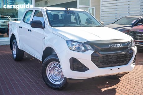 White 2026 Isuzu D-MAX Crew Cab Utility Sx (4X4)