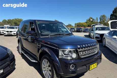 Blue 2016 Land Rover Discovery Wagon Tdv6