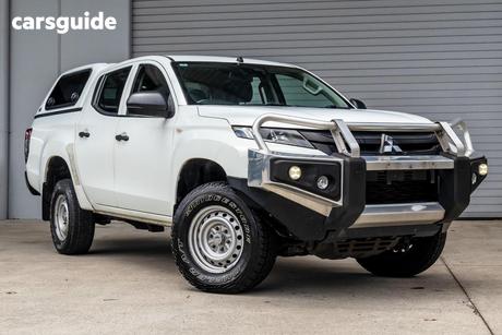 White 2019 Mitsubishi Triton Double Cab Pick Up Glx Adas