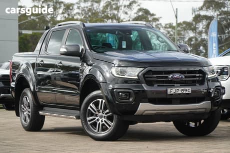 Black 2021 Ford Ranger Double Cab Pick Up Wildtrak 2.0 (4X4)