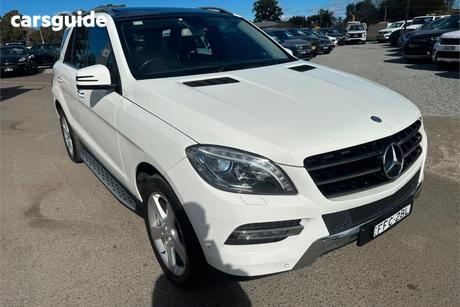 White 2015 Mercedes-Benz ML SUV ML250 BLUETEC 4X4