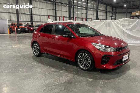 Red 2020 Kia RIO Hatchback Gt-Line