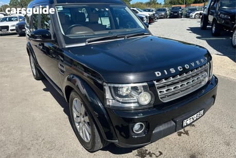 Black 2014 Land Rover Discovery 4 Wagon 3.0 Tdv6