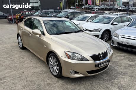 Beige 2006 Lexus IS250 Sedan Sports Luxury