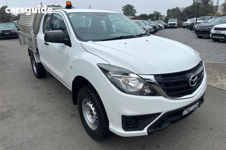 White 2019 Mazda BT-50 Freestyle Cab Chassis Xt (4X4) (5Yr)