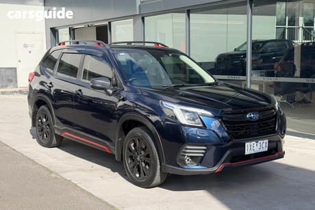 Blue 2022 Subaru Forester Wagon 2.5I Sport (Awd)