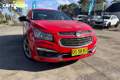 Red 2016 Holden Cruze Hatchback Sri Z-Series