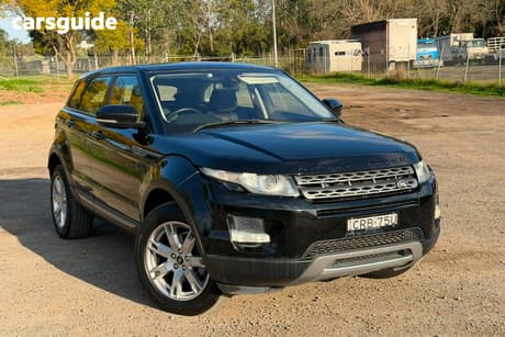 Black 2013 Land Rover Range Rover Evoque Wagon Si4 Pure
