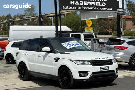 White 2015 Land Rover Range Rover Sport Wagon 3.0 Sdv6 Se