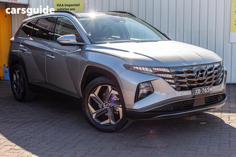 Silver 2021 Hyundai Tucson Wagon Highlander (Awd)