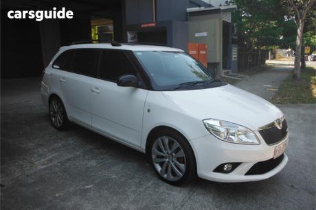 White 2012 Skoda Fabia Wagon Rs 132 Tsi