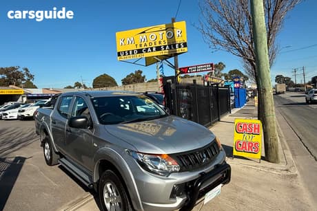 Silver 2016 Mitsubishi Triton Dual Cab Utility Glx Plus (4X4)