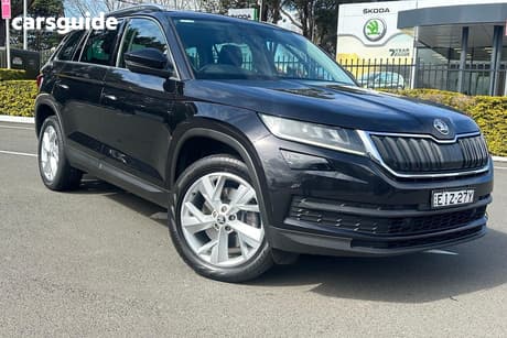 Black 2020 Skoda Kodiaq Wagon 132 Tsi (4X4)