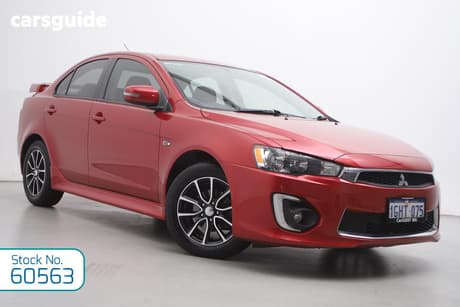 Red 2016 Mitsubishi Lancer Sedan Es Sport