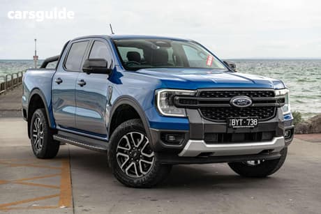 Blue 2022 Ford Ranger Double Cab Pick Up Sport 2.0 (4X4)