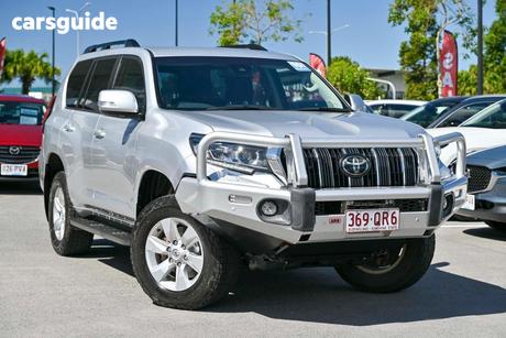 Silver 2021 Toyota Landcruiser Prado Wagon Gxl Flat Tailgate