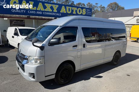 Silver 2008 Toyota HiAce Van Slwb