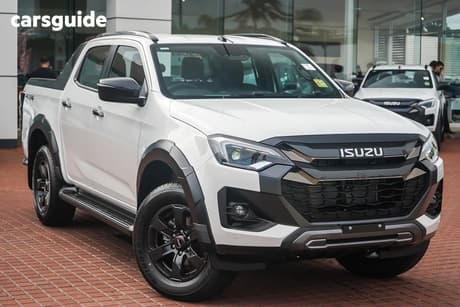 White 2026 Isuzu D-MAX Crew Cab Utility X-Terrain (4X4)