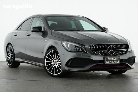 Grey 2018 Mercedes-Benz CLA250 Coupe Sport 4Matic