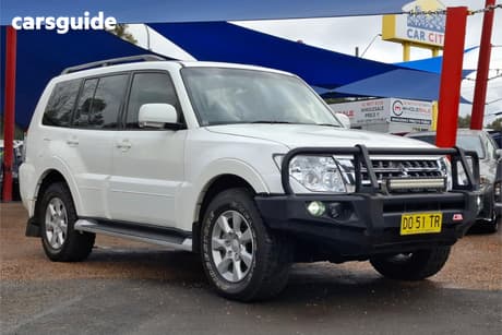 White 2019 Mitsubishi Pajero Wagon Glx (4X4) 7 Seat