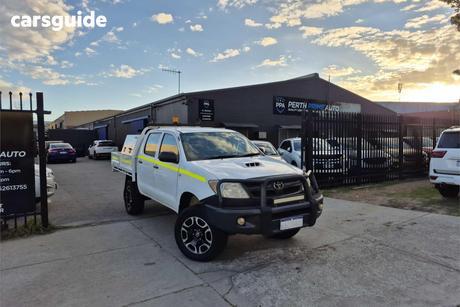 White 2006 Toyota Hilux Dual Cab Pick-up Sr (4X4)