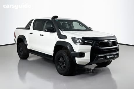 White 2024 Toyota Hilux Double Cab Pick Up Rogue (4X4)