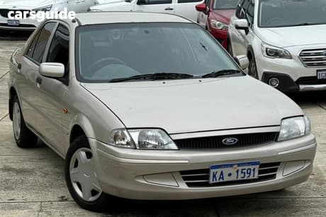 Silver 2001 Ford Laser Sedan Lxi