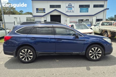 Blue 2016 Subaru Outback Wagon 2.5I